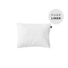 Pure white baby pillowcase