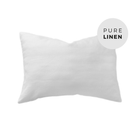 Pure white pillowcase