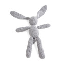 Small Crochet Bunny - Silver