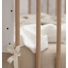 White muslin toddler duvet cover