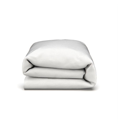 White muslin duvet cover