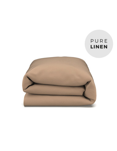 Truffle Linen Duvet Cover