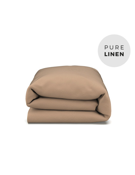 Truffle Linen Duvet Cover