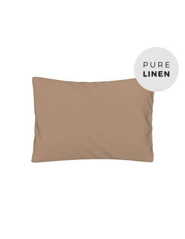 Truffle Linen Toddler Pillowcase