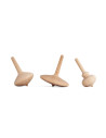 Wooden Spinning Top Three Little Woodies