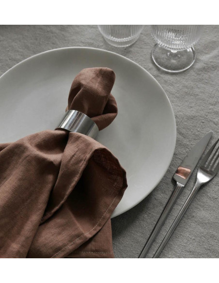 Linen napkins - Truffle